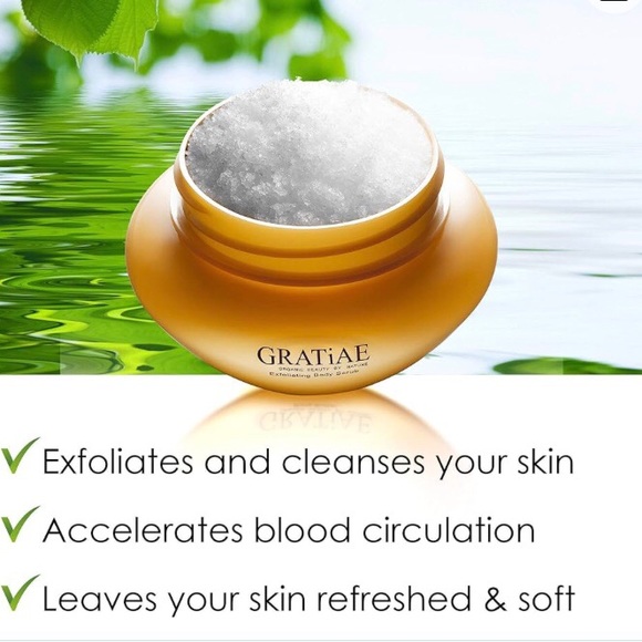 GRATiAE Organic Exfoliating Body Scrub Passion Fruit & Lime 10.5 Oz. - Picture 3 of 9